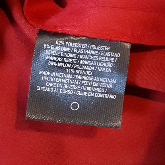 T TAHARI RED MADELINE DRESS - Picture 5 of 6